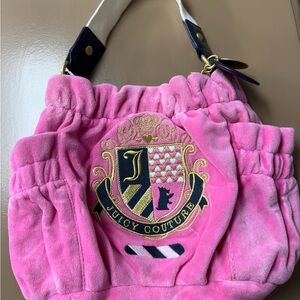 Juicy Couture Pink Crest Shoulder Bag